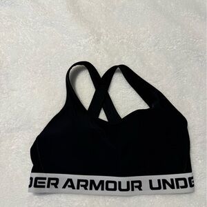 Under Armour Black and White Sports Bra